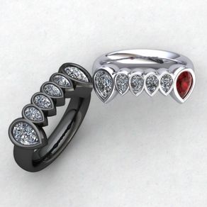 vampire ring with jewels