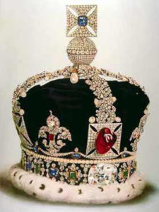 red ruby spinel crown