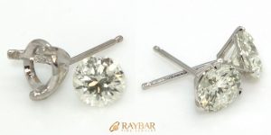 diamond stud earrings