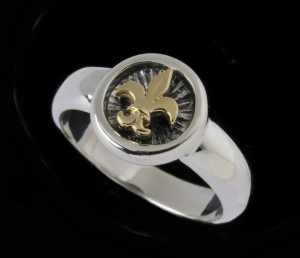 fleur de lis ring