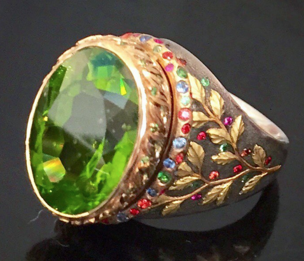 peridot ring