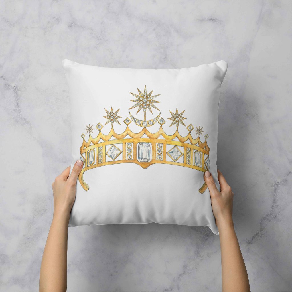tiara pillow