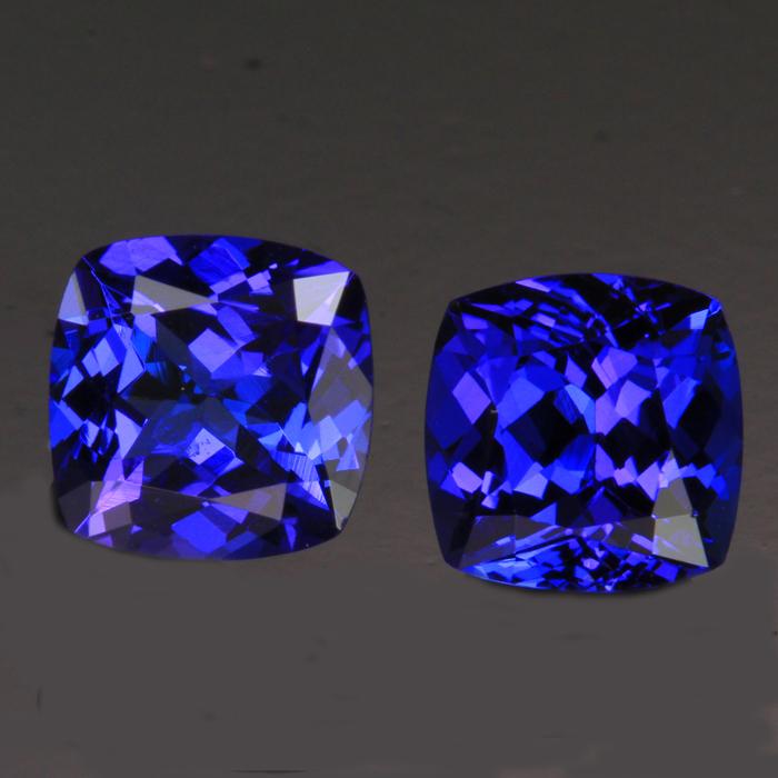 matching tanzanite gemstones